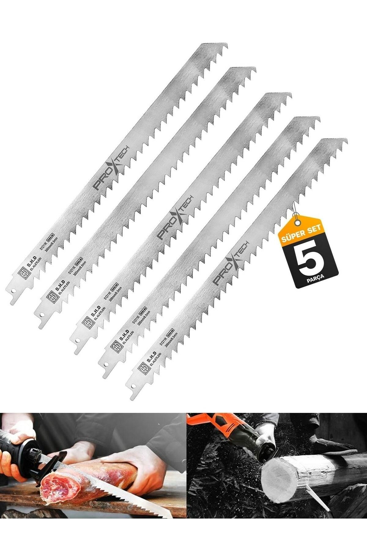 Yüksek Kalite Pürüzsüz Keskin Tilki Kuyruğu Testeresi Kemik Et ,Demir,Ağaç ,Plastik Kesme 5li Set