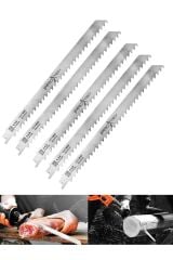 Yüksek Kalite Pürüzsüz Keskin Tilki Kuyruğu Testeresi Kemik Et ,Demir,Ağaç ,Plastik Kesme 5li Set