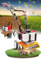 Yüksek Performans Yeni Özel Seri Benzinli PROX52CC 52cc 16kg Benzinli Mini Çapalama Makinası