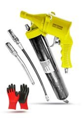 Yüksek Kalite Havalı Gres Yağ Tabancası 500cc  Büyük Boy  Hortum ve Gres Ucu Hediyeli