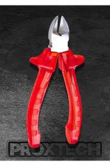 Yüksek Kalite Kırmızı Şeffaf Saplı 3 lü kombine  Pense Kargaburun Yankeski Profesyonel Set