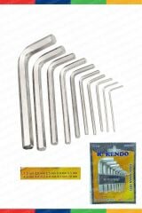 Yüksek Kalite 10Parça  6 Köşe Alyan Seti 10 Parça Kendo Set