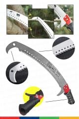 Yüksek Kalite 400mm Büyük Boy Teleskopik Uzatmalı Yüksek İrtifa Ağaç Budama Düzeltici Çift Kanca