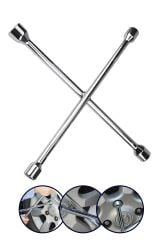 Yüksek Kalite  Bijon Sökme Anahtarı 17-19-21-23 Mm 4lü Kriko Bijon Lastik Sökme Takma