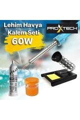 Üstün Kalite  60w Lehim Makinesi - Kalem Havya -Leyim Tel -Pasta Stand Ful Paket