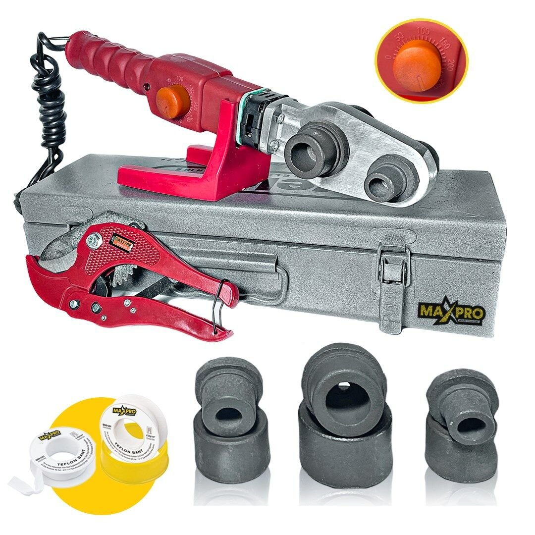 Yükse Kalite Kaydırmaz Kalınlaştırılmış Panel Pprc Boru Kaynak Mini Makina Seti Teflon Hediye