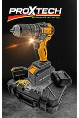 Ultimate Toks Darbeli PVC Çantalı Kömürsüz Bakır Motor, Güçlendirilmiş Vidalama Matkap Premium Set