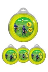 PROXTECH  Hızlı Kesim Yüksek Kalite  6 Köşeli Altıgen Misina 4,0 x 32 Metre  4 Adet Ful Paket