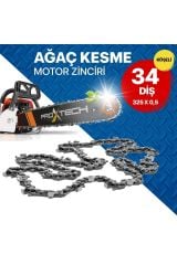 PROXTECH Profesyonel Yüksek Keskinlik,325/0,5-68 (34) Köşeli Motorlu Testere Zinciri  34 Diş