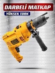 PROXTECH Profesyonel Yüksek Tork Darbeli Full Bits Set Hediye 13 Mm 1100W  Matkap
