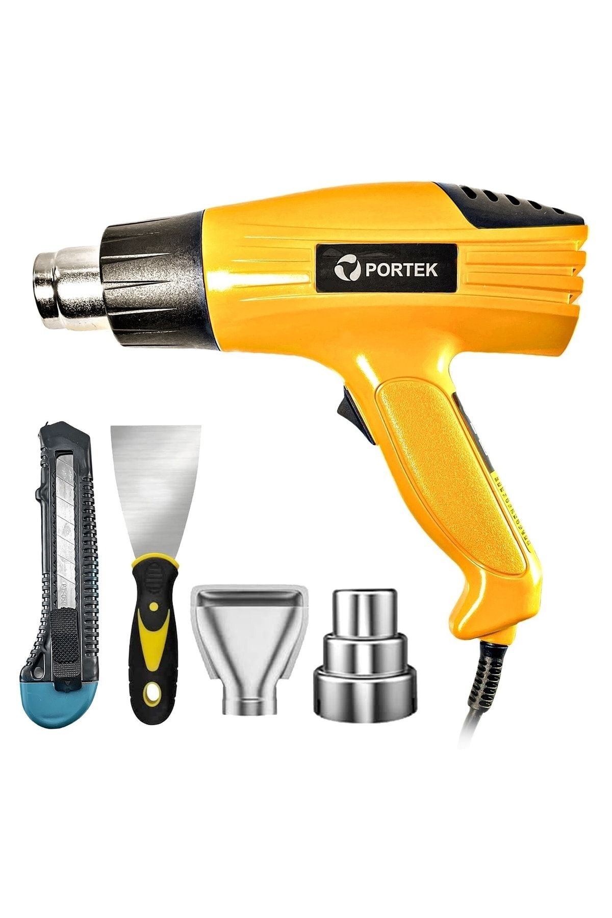 PROXTECH Profesyonel Bakır Sargılı 2 Kademeli  Isı Ayarlı Sıcak Hava Üfleme Tabancası