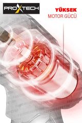 PROXTECH Profesyonel  Çift Akülü Turbo  36V Tork Güçlendirilmiş Akülü Vidalama  Matkap 27 Parça Set
