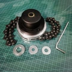 Proxtech Motorlu Tırpan Universal Metal Başlık  Zincirli Tırpan Aparatı Başlığı Ot Canavar Başlık