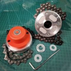 Proxtech Motorlu Tırpan Universal Metal Başlık  Zincirli Tırpan Aparatı Başlığı Ot Canavar Başlık