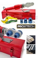 PROXTECH Kaydırmaz Kalınlaştırılmış Metal Çanta Panel Pprc Boru Kaynak Mini Makina Seti Makas Hediye