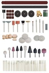 PROXTECH 146 Parça Gravür Cam Oyma Delme Parlatma Taşlama Zımpara Mengeneli Dremel Gravür Oyma Set