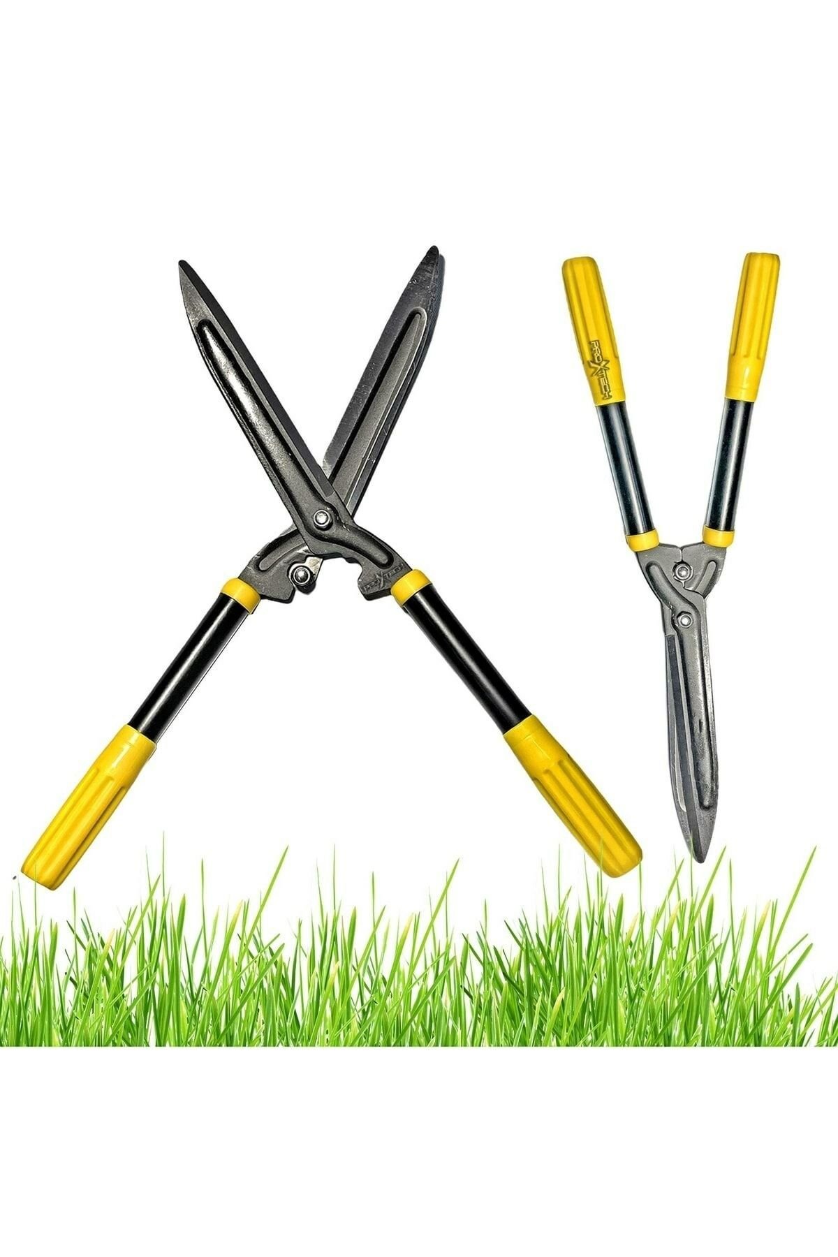 PROXTECH Çok Fonksiyonlu Çim Biçme Makası Dal  Budama Kesme Makası 55 cm