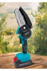 PROX Yüksek Kalite Li-on  2x Çift Akülü Taşıma Çantalı Dal Budama Ağaç Kesme Testere Bıçkı Makinesi