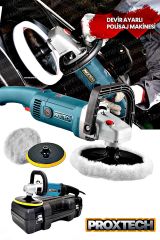 Profesyonel Yüksek Devirli PROX4000 6 Kademeli Devirli Parlatma  Zımpara Pasta Cila Polisaj Makinesi