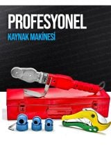 Profesyonel Pprc Boru Kaynak Mini Makina Seti Plastik Boru Kaynak Makinesi Maşalı Boru Makaslı Set