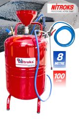 Profesyonel Oto Yıkamacılara Özel 100 lt Model Köpük Püskürtme  Tankı KIRMIZI