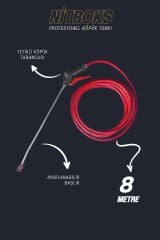 Profesyonel Oto Yıkamacılara Özel 100 lt Model Köpük Püskürtme  Tankı KIRMIZI