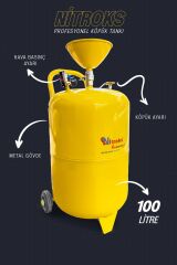 Profesyonel Oto Yıkamacılara Özel  En Çok tercih Edilen100lt Model KöpükTankı Püskürtme Tankı 100