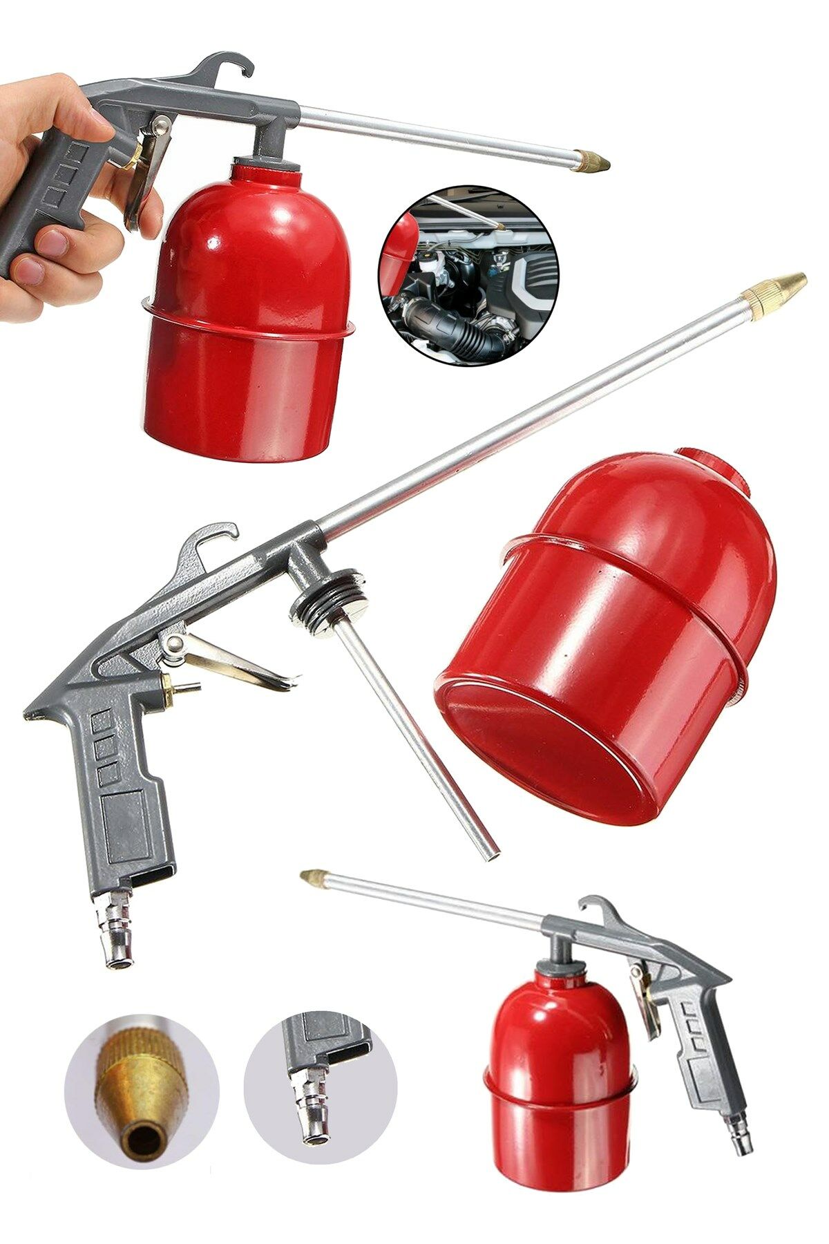 Profesyonel Oto Araba MotorTemizleme Mazot Tabancası Solvent Hava Püskürtücü Yağ Çözücü