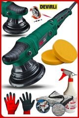 Profesyonel Orbital Premium Klpj7171 150mm Polisaj Makinesi Yedek Kömür full Set Hediye