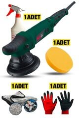 Profesyonel Orbital Premium Klpj7171 150mm Polisaj Makinesi Yedek Kömür full Set Hediye