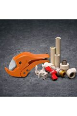 Profesyonel Keskin PVC-PPR Plastik Boru Kesme Makası  42mm