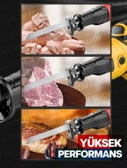 Profesyonel Dönerli Devir Ayarli Bakir Sargili Beton Kemik Kesme Tilki Kuyruğu 50KG  Terazi Hediye