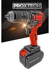 Profesyonel Darbeli Yüksek Tork Kömürsüz Bakır Motor, Güçlendirilmiş Vidalama Matkap Pro Set