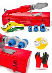 Profesyonel  PROX Boru Kaynak Mini Makina Seti Plastik Boru Kaynak Makinesi  Paket Set