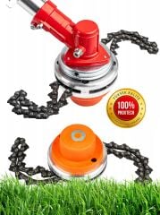 Pro Yüksek Kalite Zincirli Çalı Tiken Diken Tırpan Başlığı Canavar Başlık Benzinli Tırpan Üniversal