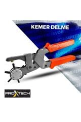 Pro Yüksek Kalite  6 Farklı Boyutta Kemer Delme Pensesi Kemer Delici Delik Açıcı Şık