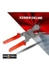 Pro Yüksek Kalite  6 Farklı Boyutta Kemer Delme Pensesi Kemer Delici Delik Açıcı Şık