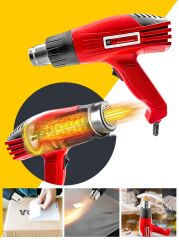 PRO Çift Kademeli Termik Koruma Bakır Sargılı 2 Kademeli Isı Ayarlı Sıcak Hava Üfleme Tabancası