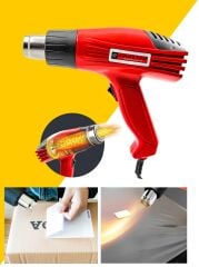 PRO Çift Kademeli Termik Koruma Bakır Sargılı 2 Kademeli Isı Ayarlı Sıcak Hava Üfleme Tabancası