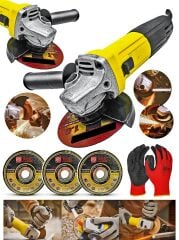 Pro Metal Şanzuman Bakır Sargılı Bhd Avuç Içi Taşlama Demir Metal Kesme Makinesi Sprel 115 Mm