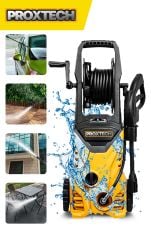 Pro 135 Bar Max Bakır Sargılı Yüksek Basınçlı Halı, Cam, Ahır, Bahçe Ve Oto Yıkama Makinesi