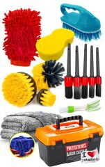 Çok Fonksiyonlu 14 Parça Kuaför İç-Dış Detaylı Temizlik Bakım Set OtoAraba TemizlemeKiti PROXCLEAN14