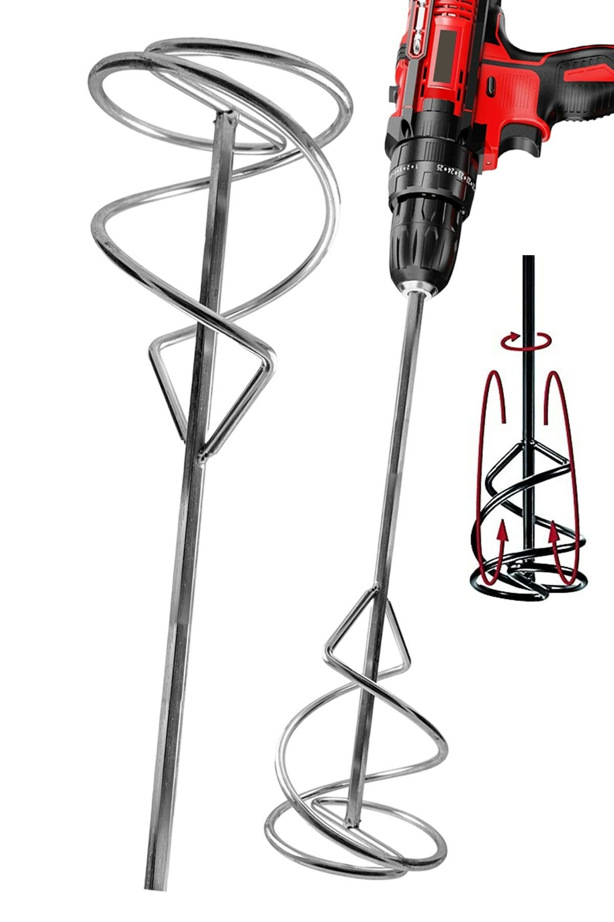 Çok Fonksiyonlu  Matkaplarda Kullanmak için Altıgen Uçlu Boya,Harç,Alçı,Yem Karıştırıcı |100x425|