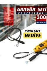 Çok Amaçlı Devir Ayarli 331PCS Hobi Gravür Delme, Parlatma,Pas Sökme Menegene Camoyma Combo Set