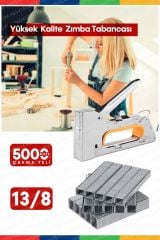 Çok Amaçlı  Dekorasyon Mobilya Ahşap Çerçeve Çakma Manuel Zımba Tabancası 5000 Zımba Hediyeli