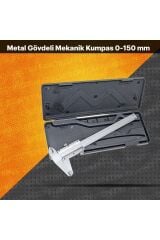 Paslanmaz Yüksek Kalite Metal Gövdeli Mekanik Kumpas 0-150 mm