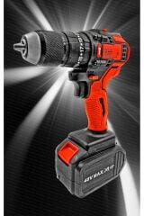 Premium Darbeli Özel PVC Çantalı Kömürsüz Bakır Motor, Güçlendirilmiş Vidalama Matkap Premium Set