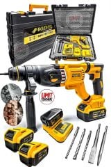 Darbeli ProHilti  36W Turbo Motor Şarjlı Kırıcı Delici Matkap Hilti Darbe Emici 2-28 Pro Çanta Set