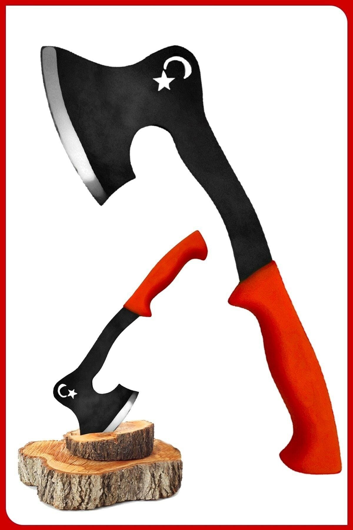 Ayyıldızlı Yüksek Kaliteli  Kamp Baltası Nacak  Odun Kesme, Budama Ev,hobi,Kamp için uygundur.