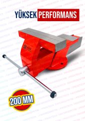 Ağır Hizmet KIRILMAZ Profesyonel  200 mm Profesyonel Kalite Masa Tezgah Mengenesi